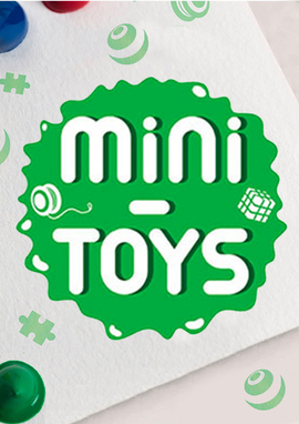 Логотип и оформление продуктов и материалов компании «Mini-Toys»